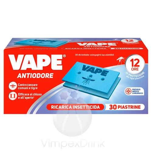 Vape szúnyogírtó lap 30db Antiodor