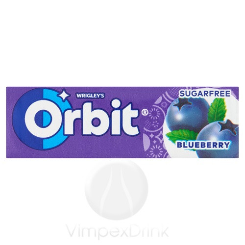 Orbit Blueberry kékáfonya drazsé 14g  "R"