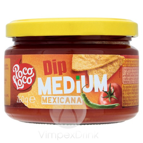 Poco Loco Salsa szósz Medium 260g