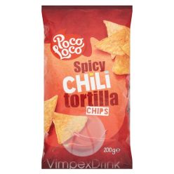 Poco Loco Tortilla Chips Chili 200g