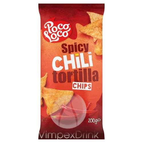 Poco Loco Tortilla Chips Chili 200g