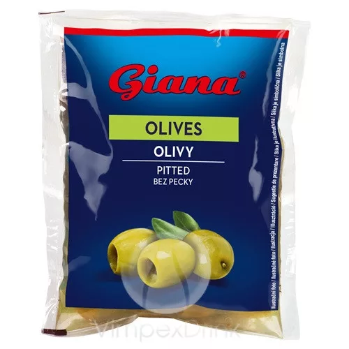 Giana Zöld olívabogyó magozott 200ml (zacskós) /36/