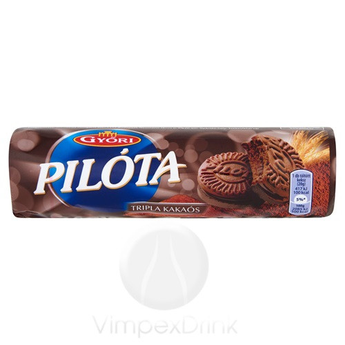 PILÓTA TÖLTÖTT KEKSZ TRIPLA KAKAÓS 180G /24/