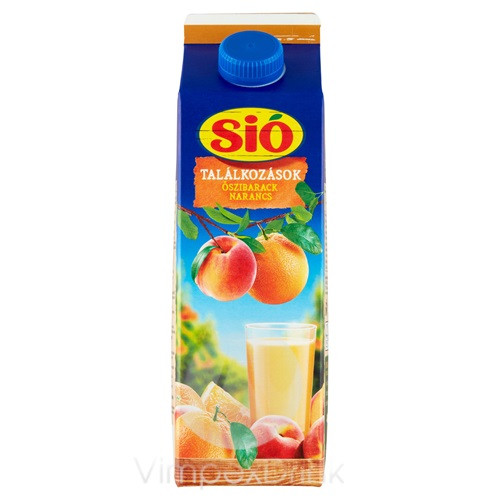 SIO Őszibarack-Narancs 12% 1l TETRA/12/