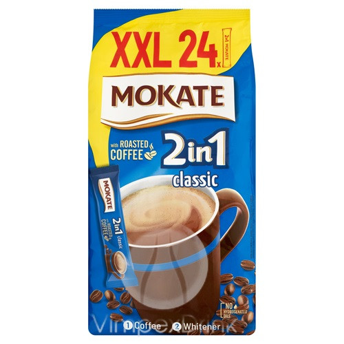 Mokate instant kávé 2in1 XXL 20*14g+4db gratis új