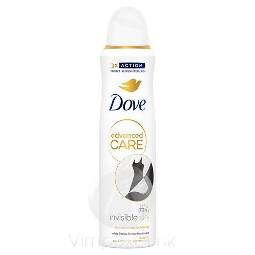 Dove deo 150ml Invisible dry