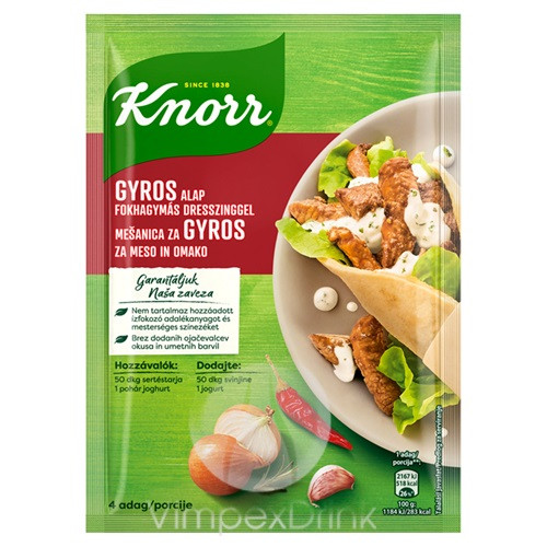 KNORR GYROS RAFINÉRIA AL.FOKHAGY.ÖN. 40G