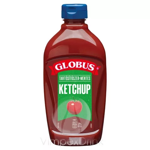 Globus ketchup 477g flakonos