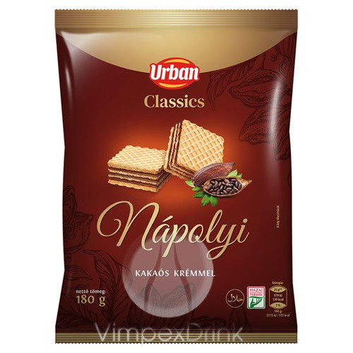 URBÁN OSTYA KAKAÓS ÍZŰ KRÉMMEL TT. 180G