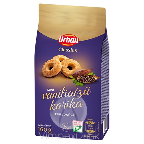 URBÁN MINI VANÍLIÁS KARIKA 160G