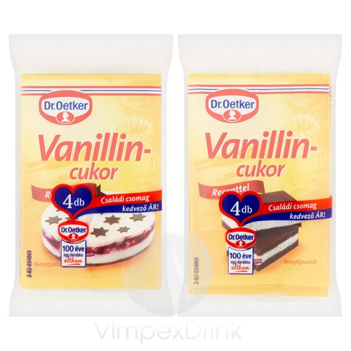 DR.OETKER VANILLINCUKOR CSALÁDI CS. 4X10G/8G