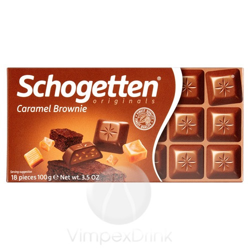 Schogetten Táblás Caramella Brownie 100g /15/