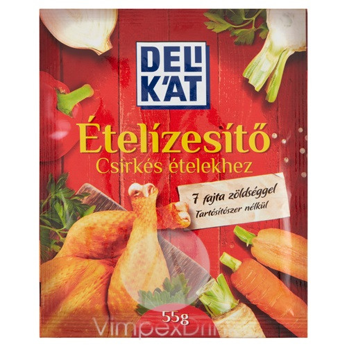 DELIKÁT ÉTELÍZESÍTŐ CSIRKÉS ÉTELEKH. 55G