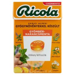 Ricola Gyömbér Narancsmenta 40g /10/