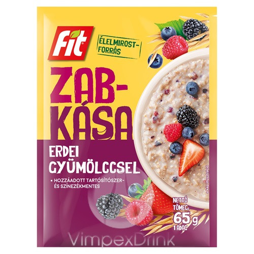 Fit reggeli zabkása erdei gyümölccsel 65g/ 20/