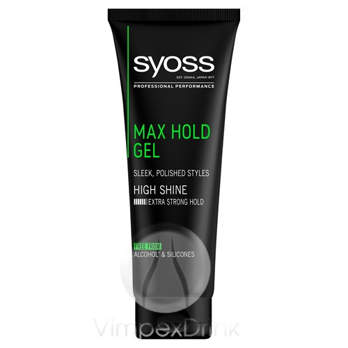 Syoss zselé 250ml Max hold - Max. tartás