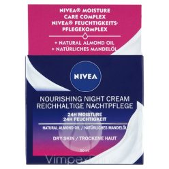   NIVEA AquaEffect Essentials Gazdagon Regeneráló Éjszakai Arckrém Száraz/Érzékeny Bőrre 50ml