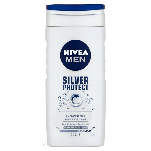 Nivea Men tusfürdő 250ml Silver Protect