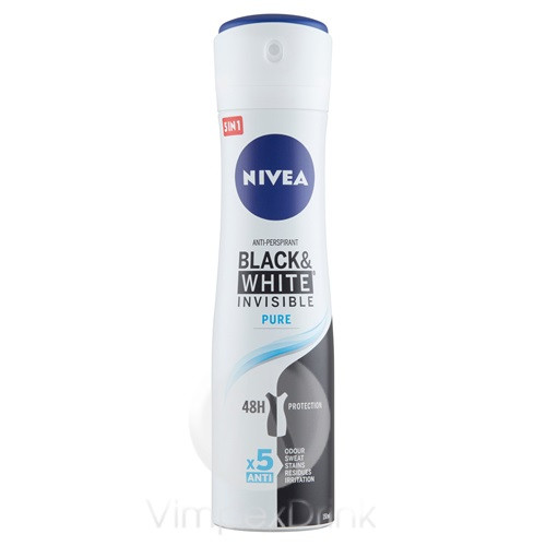 Nivea Deo 150ml B&W Invisible Pure