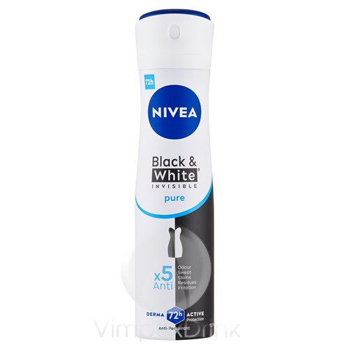Nivea Deo 150ml B&W Invisible Pure