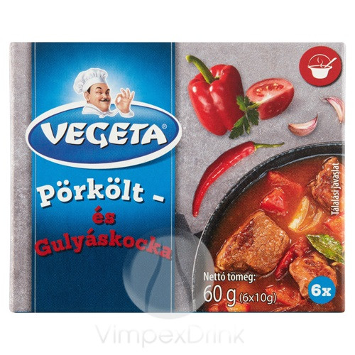 PODRAVKA VEGETA KOCKA GULYÁSLEVES ÉS PÖRK. 60G