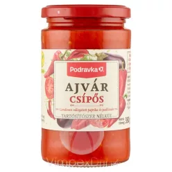 PODRAVKA AJVÁR hideg köret csípős 350G
