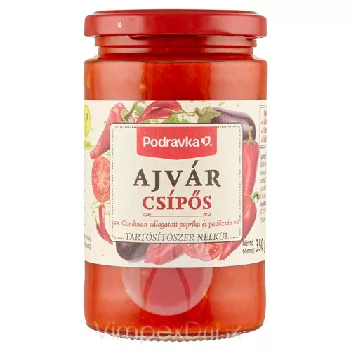 PODRAVKA AJVÁR hideg köret csípős 350G