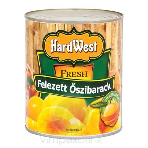 Hardwest őszibarack befőtt 820g