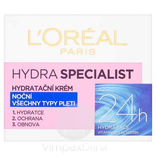 L'OREAL HYDRA SPECIALIST ÉJSZAKAI KRÉM 50ML