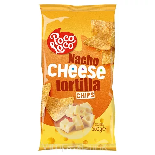 Poco Loco Tortilla Chips Sajtos 200g