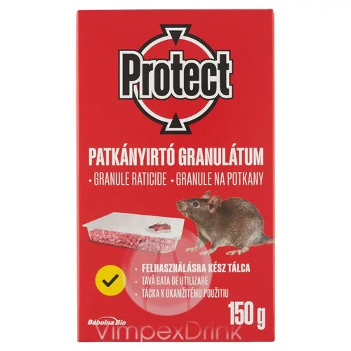 Protect Rágcsálóirtó Granulátum 150g (patkányirtó) Új