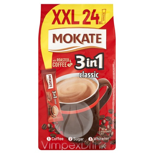 Mokate Instant kávé 3in1 XXL (20+4*17g) Új