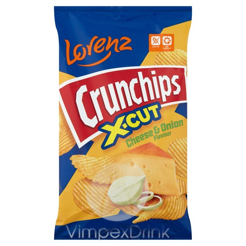 Crunchips X-Cut Cheese&Onion 75g