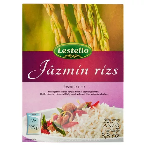 Lestello Jázmin rízs 2x125g új