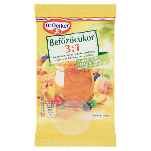 DR.OETKER BEFŐZŐCUKOR SZUPER 3:1 500G