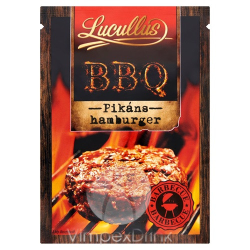 LUCULLUS BBQ PIKÁNS HAMBURGER 43G