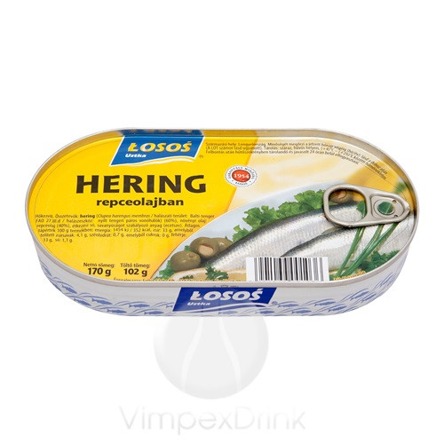 LOSOS hering olajban 170g/16/