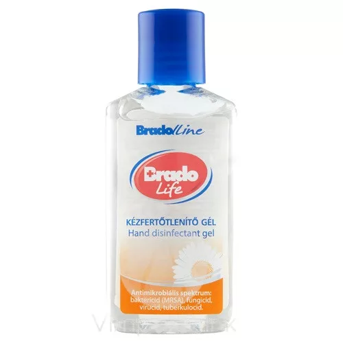 Bradolife kézfertőtlenítő gél 50ml kamilla