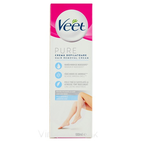 Veet Szőrtelenítő krém - érzékeny bőrre 100ml