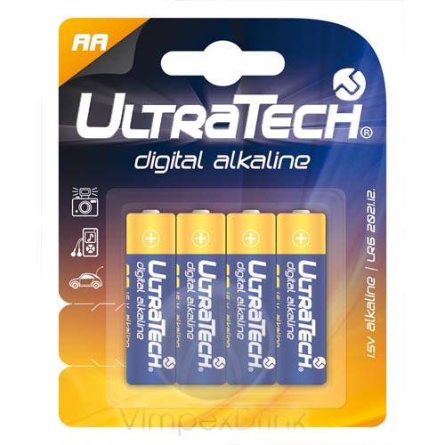 ULTRATECH Digital LR6 AA B4 Alkáli ceruzaelem