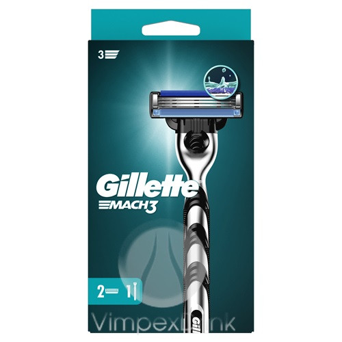 Gillette Mach 3 borotva +1 betét