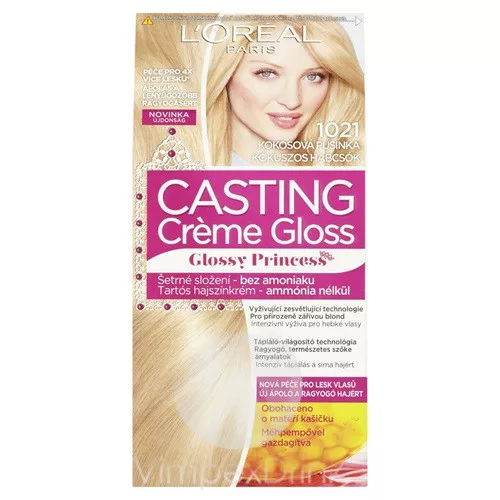 Casting CrémeGloss hajfesték 1021 Világos gyöngyszőke