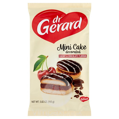 Lider Mini Cakes Sponge Tortácska Meggyes 165g /12/