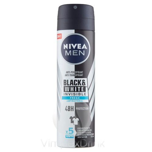 Nivea Men deo 150ml B&W Invisible Fresh