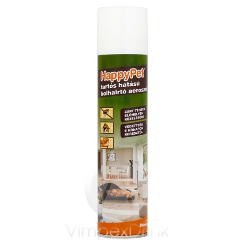 HappyPet tartós hatású bolhairtó aerosol 300ml