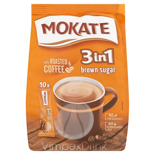 Mokate instant kávé 3in1 10*17g Gold (Barna cukorral) Új