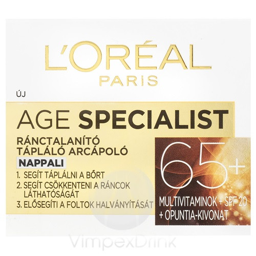 L'Oreal AgeSpecialist nappali arckrém 65+ 50ml