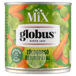 GLOBUS KONZERV zöldborsó bébirépával 400g/265g