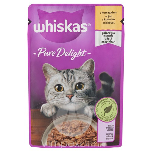 WHISKAS alutas Casserole 85g csirke /28/