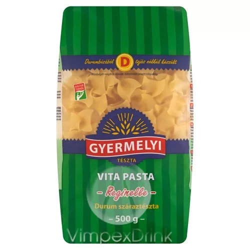 GYERMELYI VITA PASTA DURUM TÉSZTA FODROS KOCKA 500G